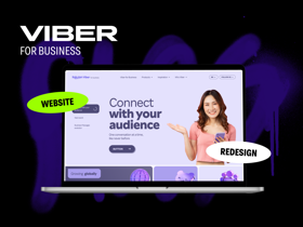 Rakuten Viber - B2B Website + Motion Design