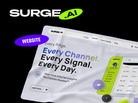 Surge.AI - Branding for AI Marketing SaaS