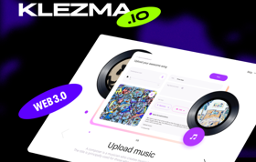 Klezma - NFT Music Platform Web App Design