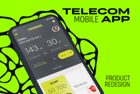 Umniah - Mobile App Redesign for Telecom in Jordan