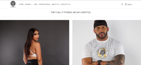 E-Commerce Store created using Shopify