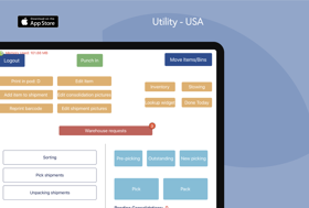 iPad app for improved significantly the efficiency for warehouse operations & reduced physical work
