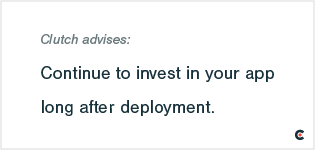 Apps Require Investment Long After Deployment
