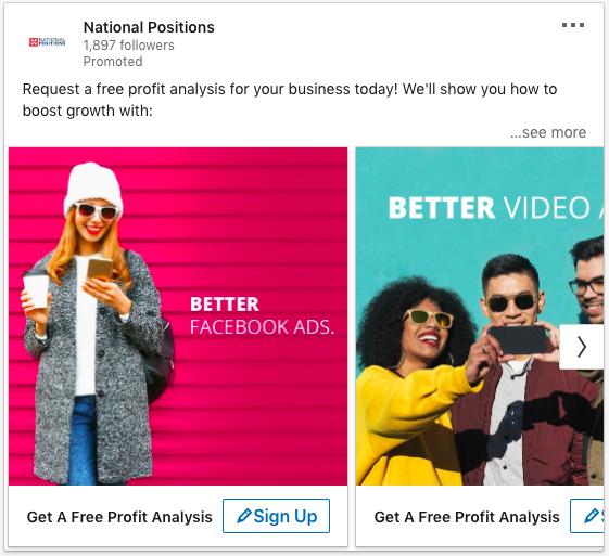 national positions linkedin add