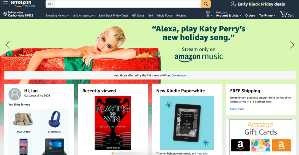 Mazon Example of Visual cues