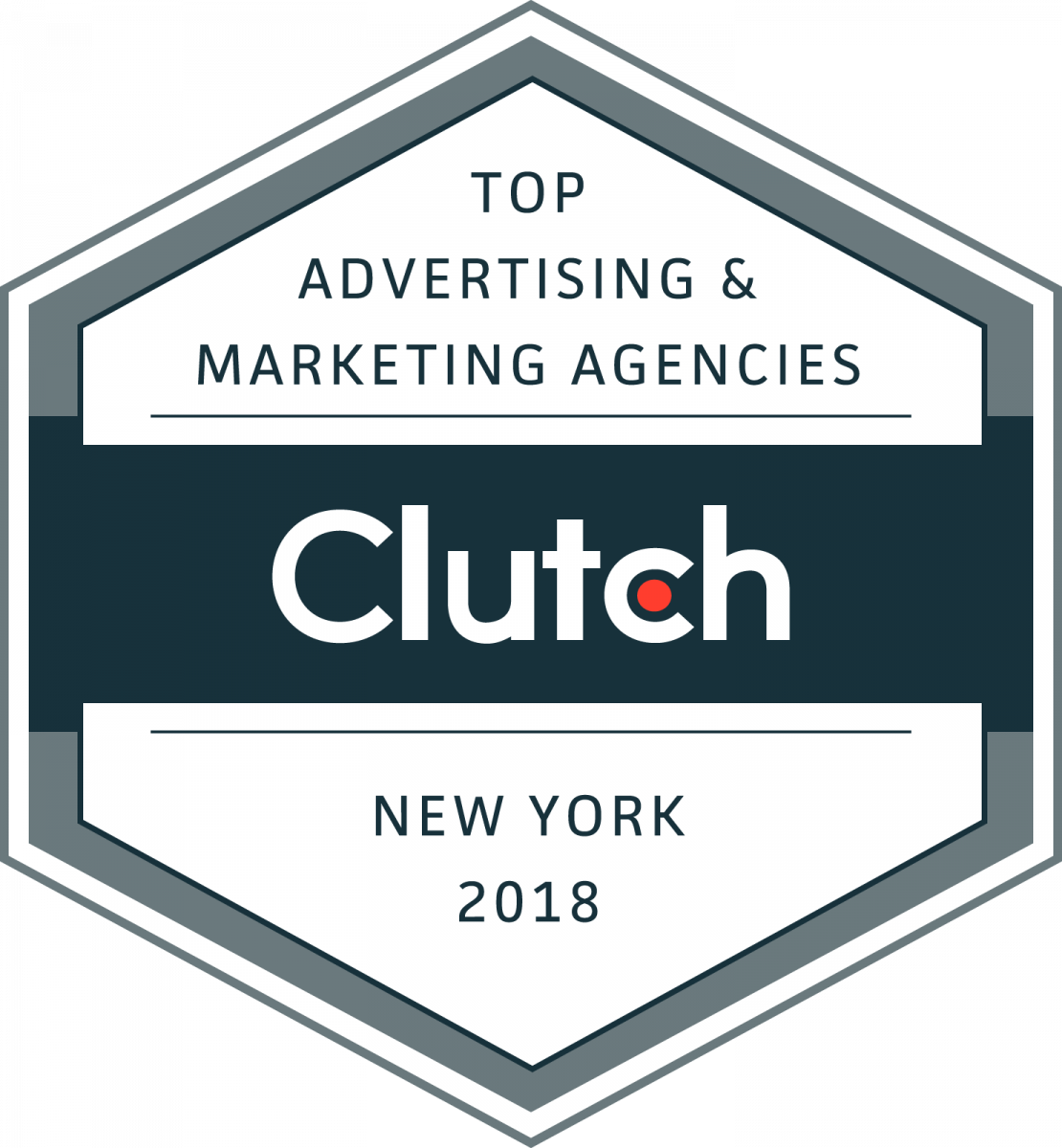 Top Advertising & Marketing Agencies New York Badge 2018