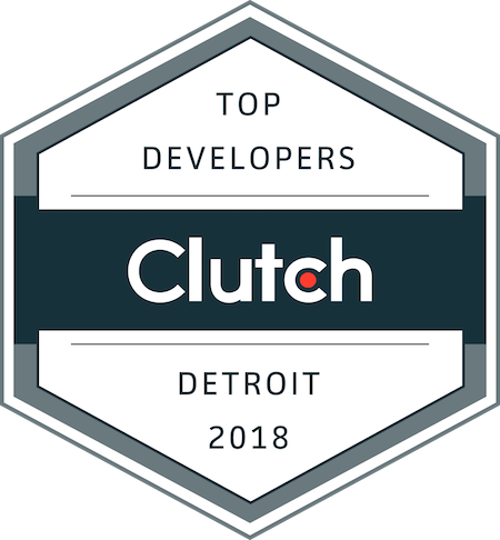badge for top development companies in detroit in 2018