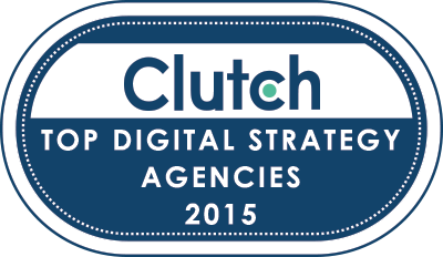 Top Digital Strategy Agencies 2015 Clutch Badge