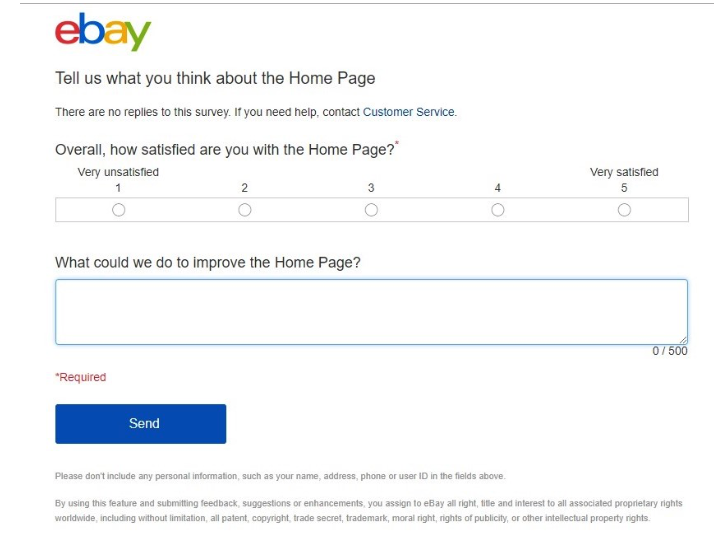 eBay survey
