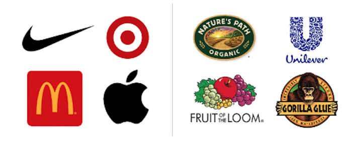popular brand logos