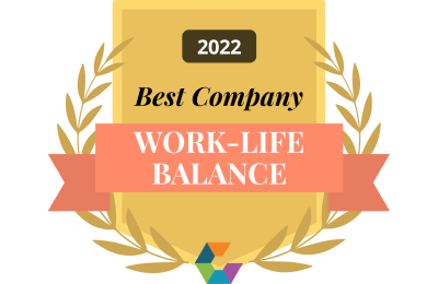 Clutch received a 2022 Comparably award for best work-life balance.