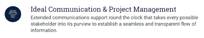 Ideal communication and project management