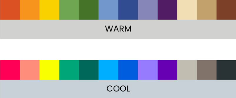 Don’t Mix Cool and Warm Colors