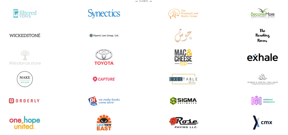 A diverse portfolio should show a range of brands and styles.