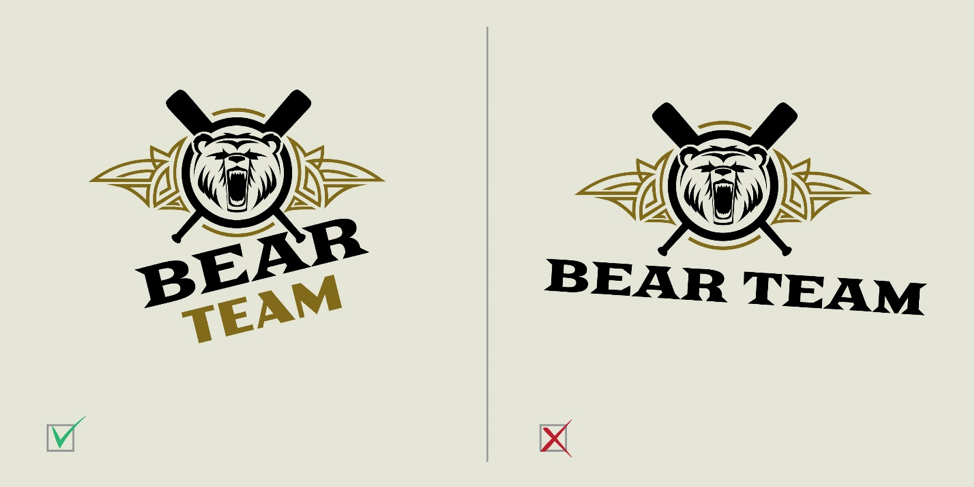 Don’t Rotate a Long Company Name Down to the Right