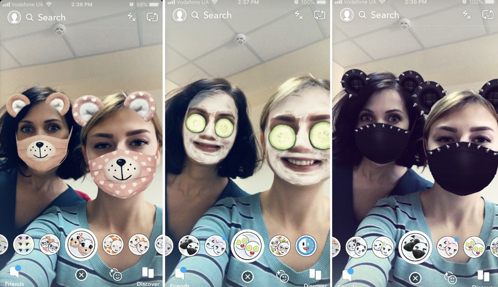 People enjoy using AR filters in apps.
