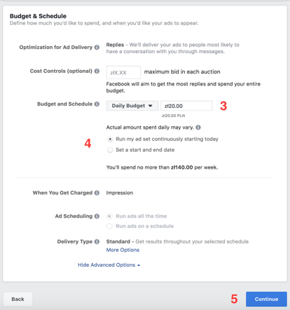 Click “Continue” to proceed to the ad