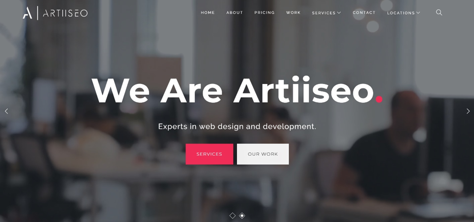 Artiiseo Menu Design