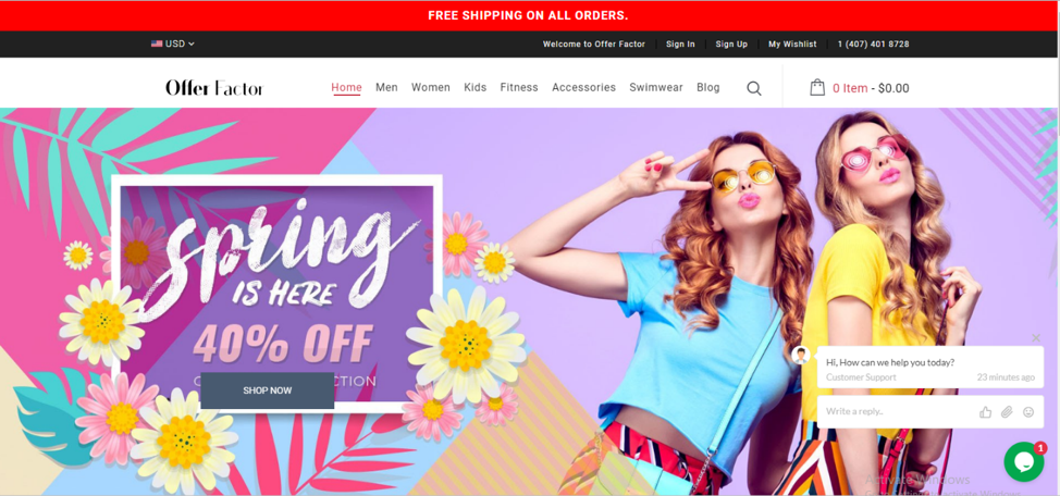 Offer Factor includes CTAs such as 