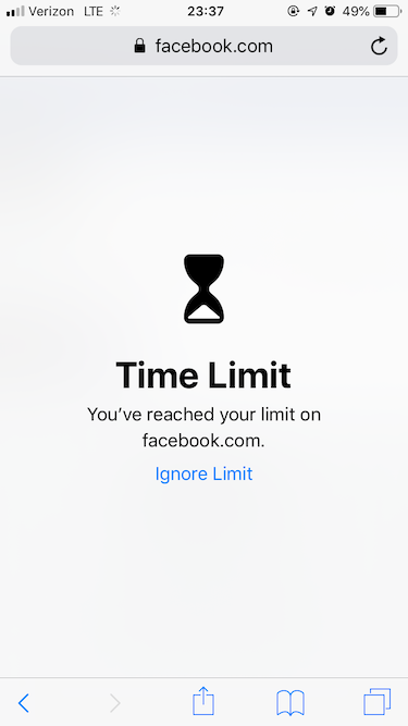 ios digital wellness tool