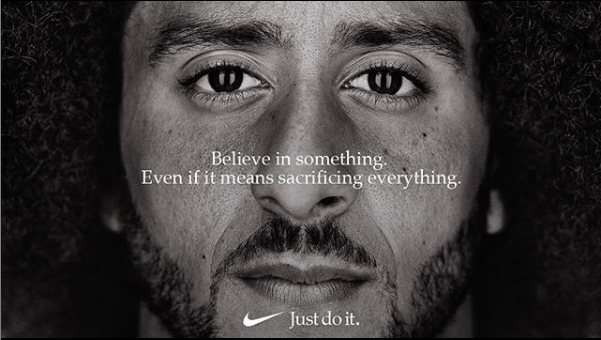 Former NFL Quarterback Colin Kaepernick was the narrator in Nike's 2018 