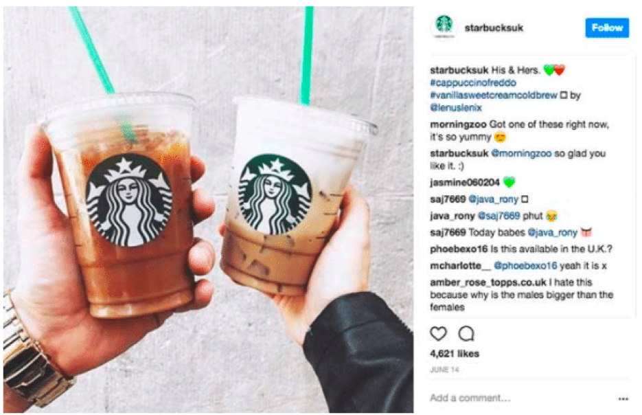 Starbucks Instagram