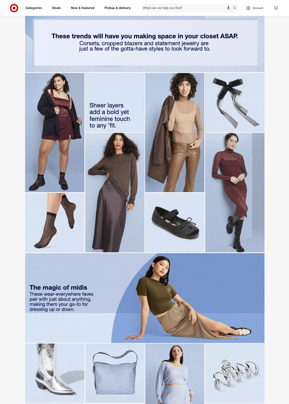 Target's 2024 fashion trend guide