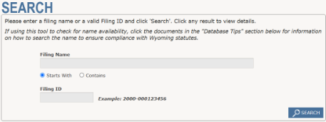 search for a business name on websites