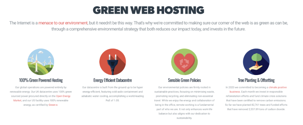 green web hosting