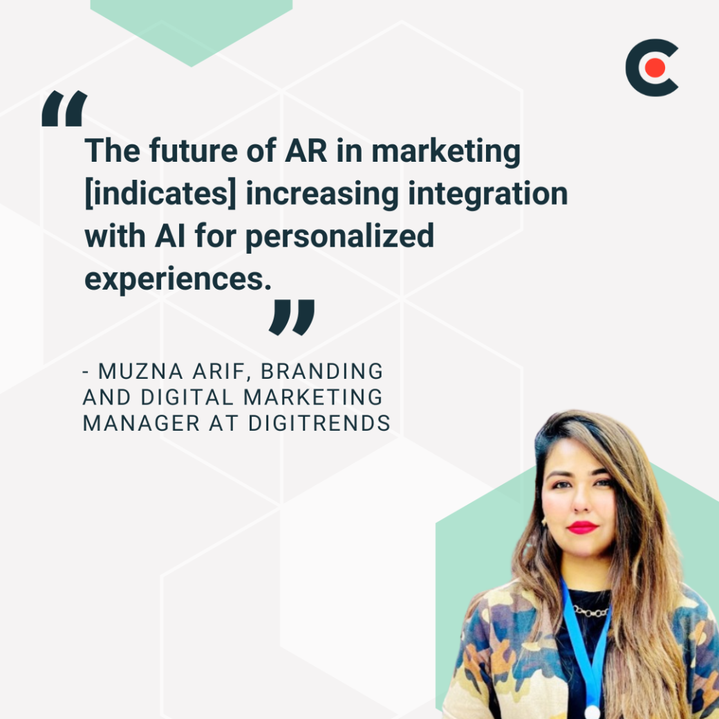 Muzna Arif, Branding and Digital Marketing Manager at DigiTrends