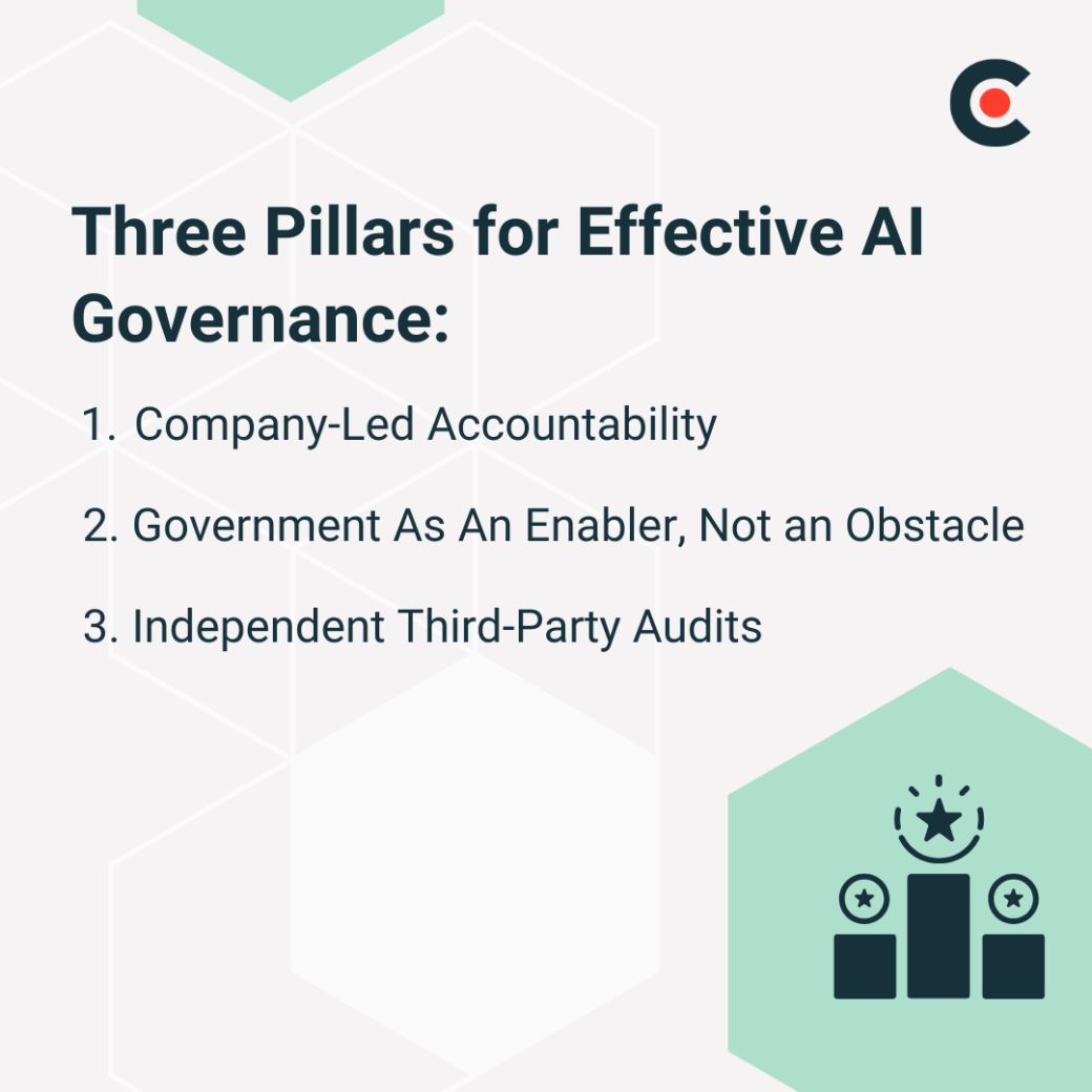 three pillars for effective AI governance