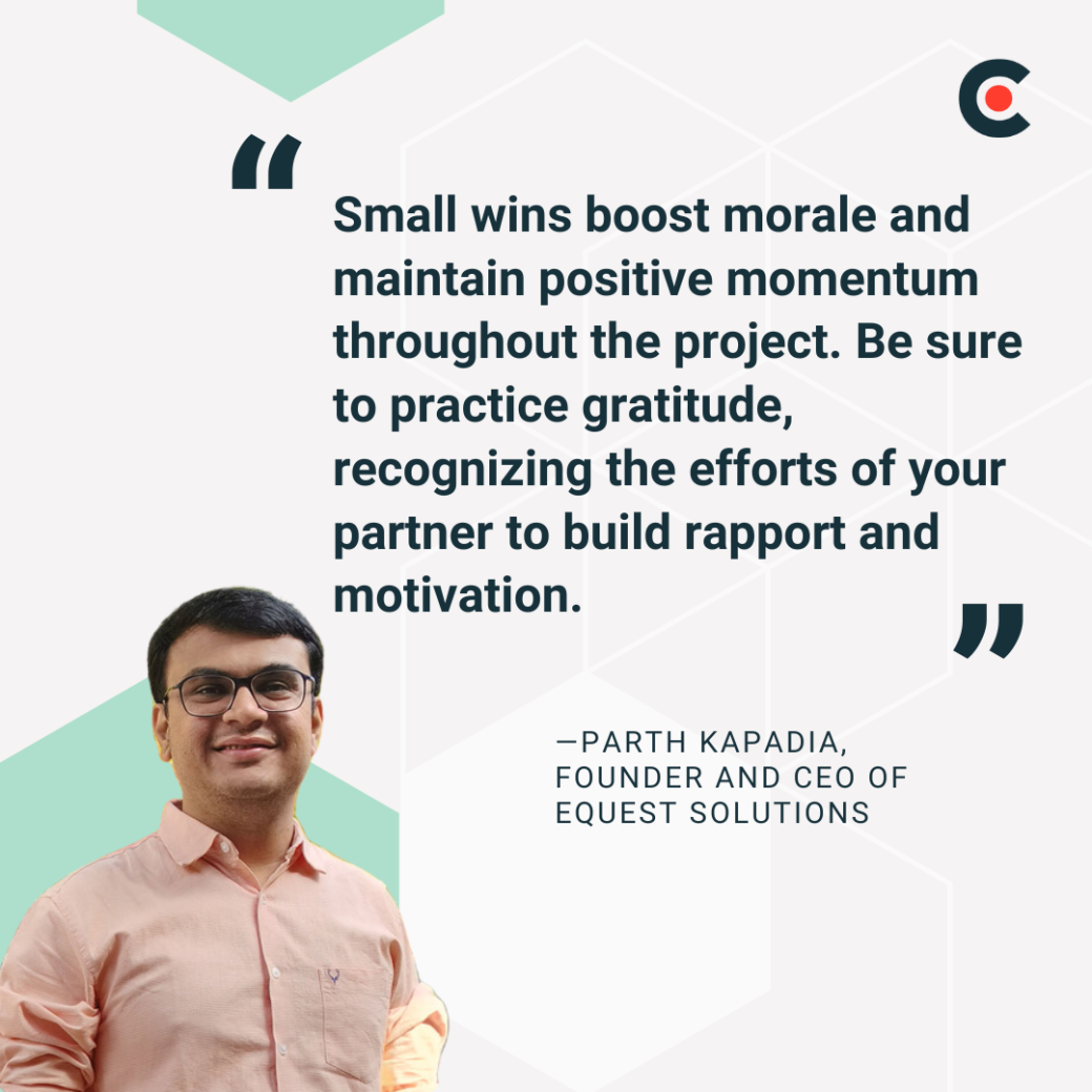 Parth Kapadia, founder and CEO of eQuest Solution