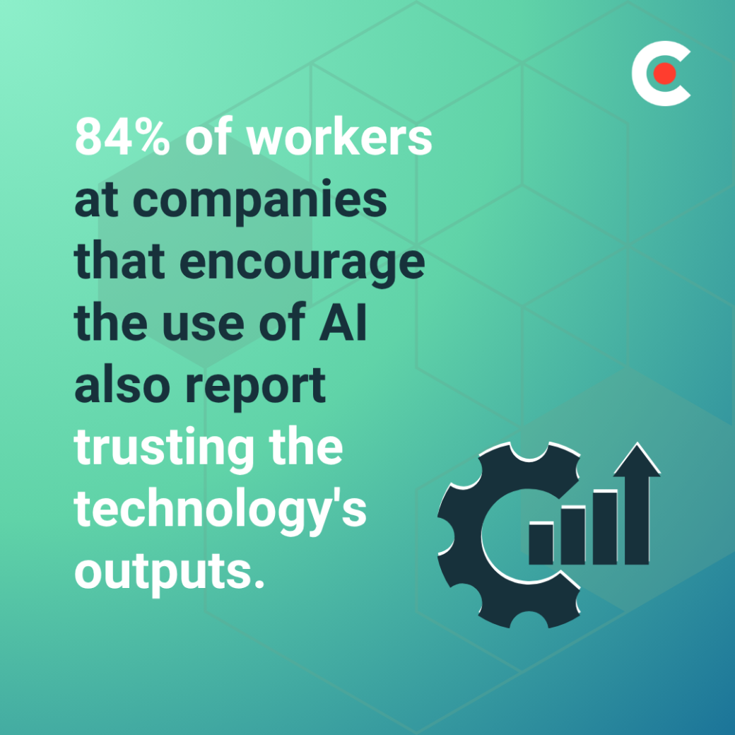Clutch data on AI in the workplace