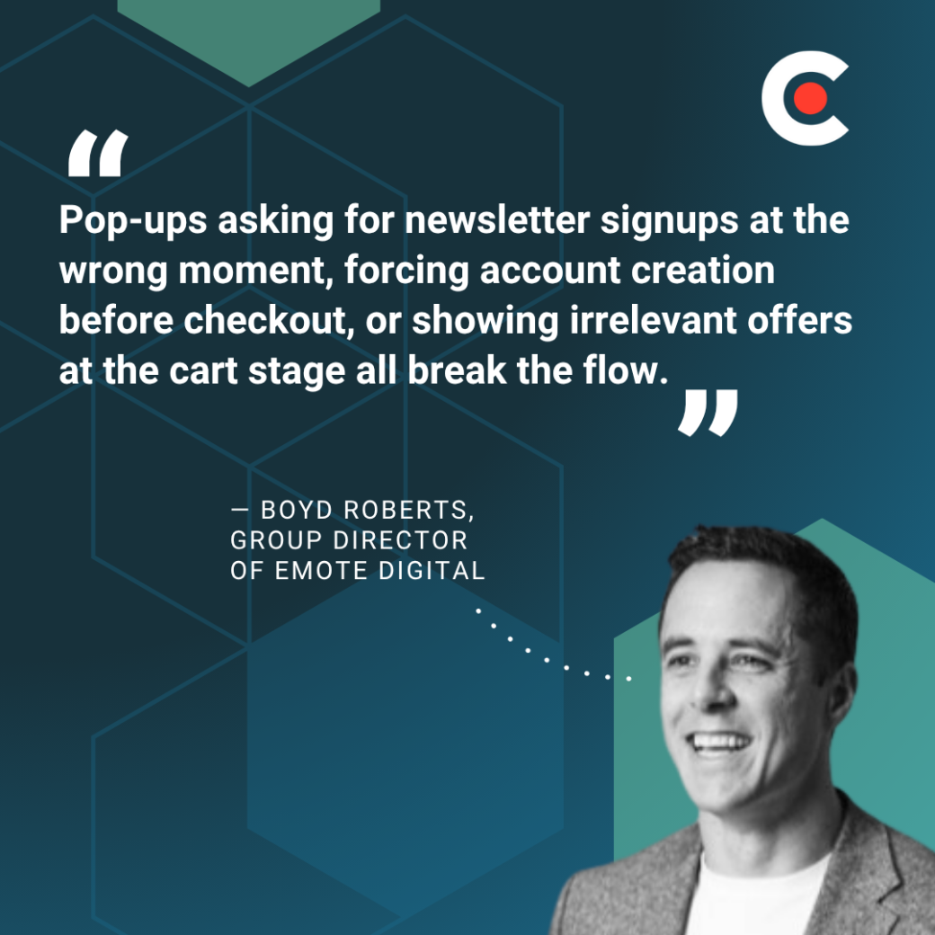 Boyd Roberts,  Group Director  of Emote Digital