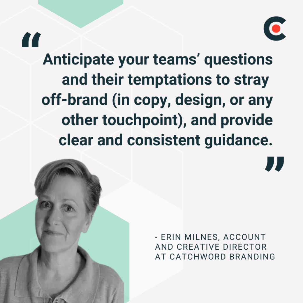 Erin Milnes, Account and Creative Director at Catchword Branding