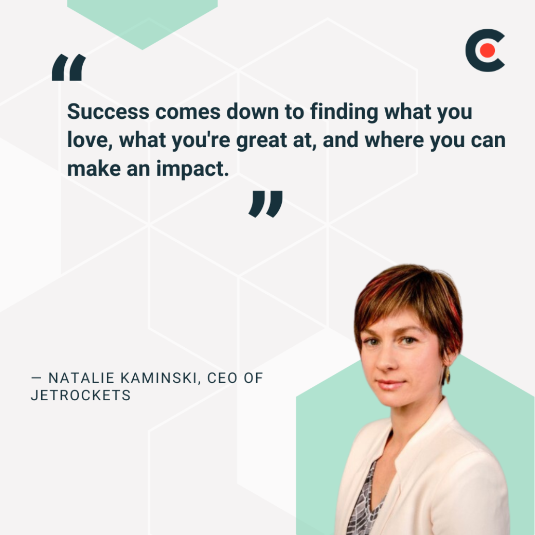 Natalie Kaminski, the CEO of JetRockets