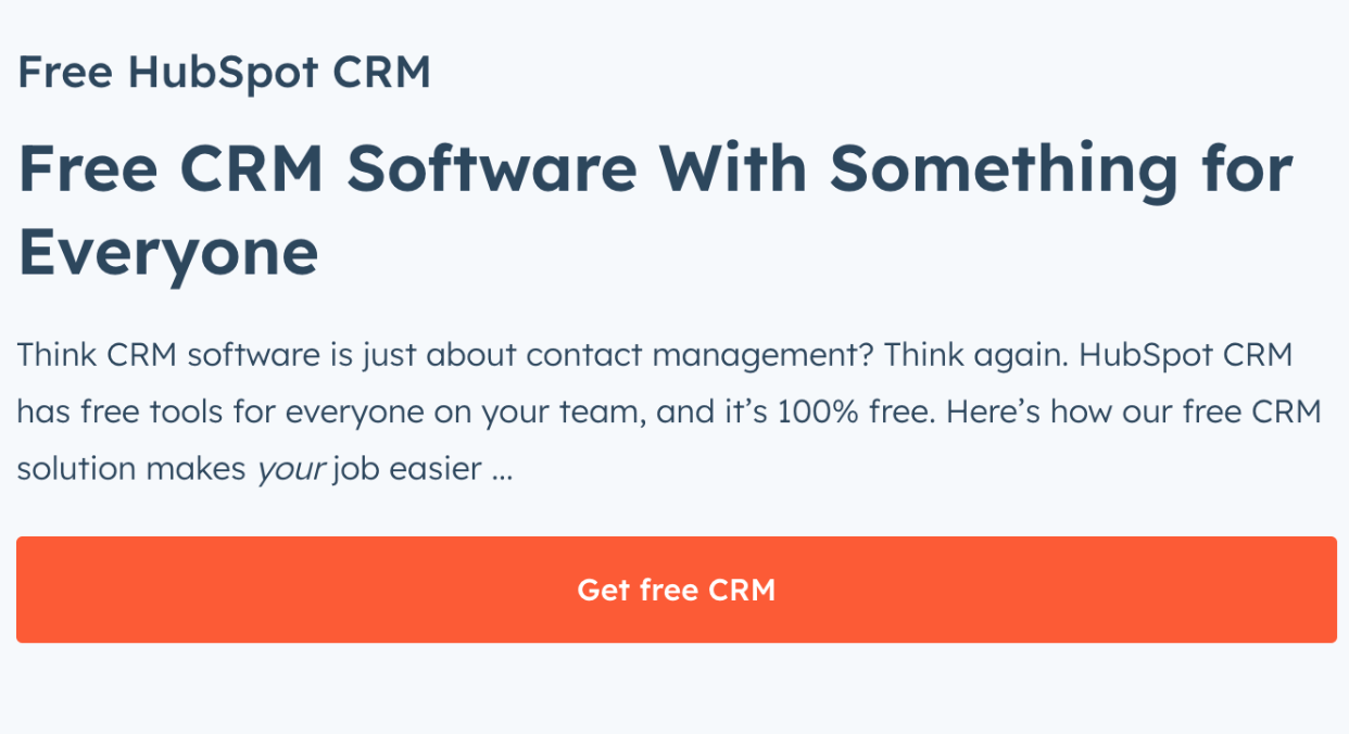 Hubspot CRM