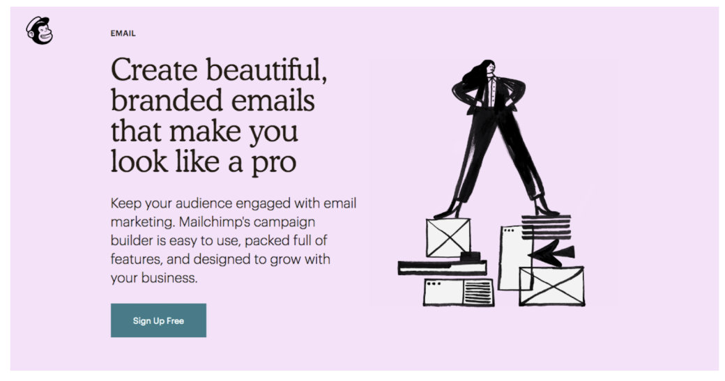 Mailchimp custom illustrations