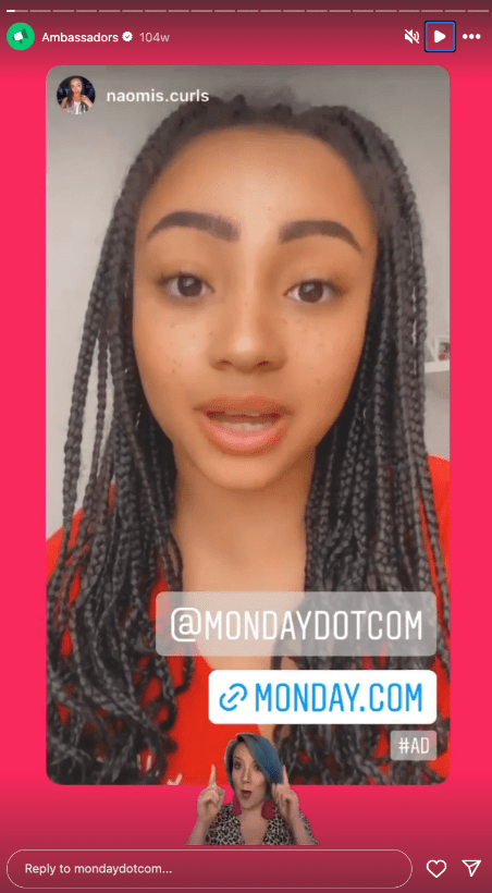 influencer on monday