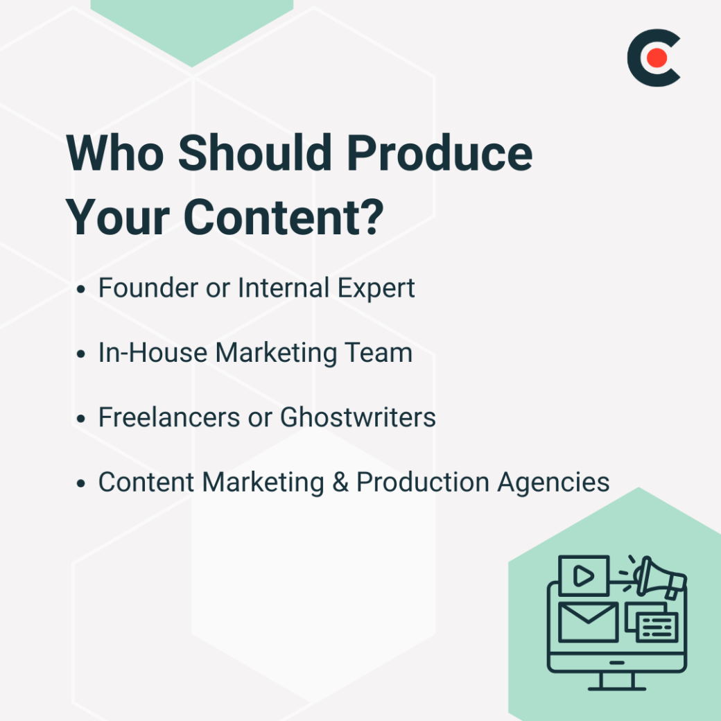 types of content producers to consider for your team