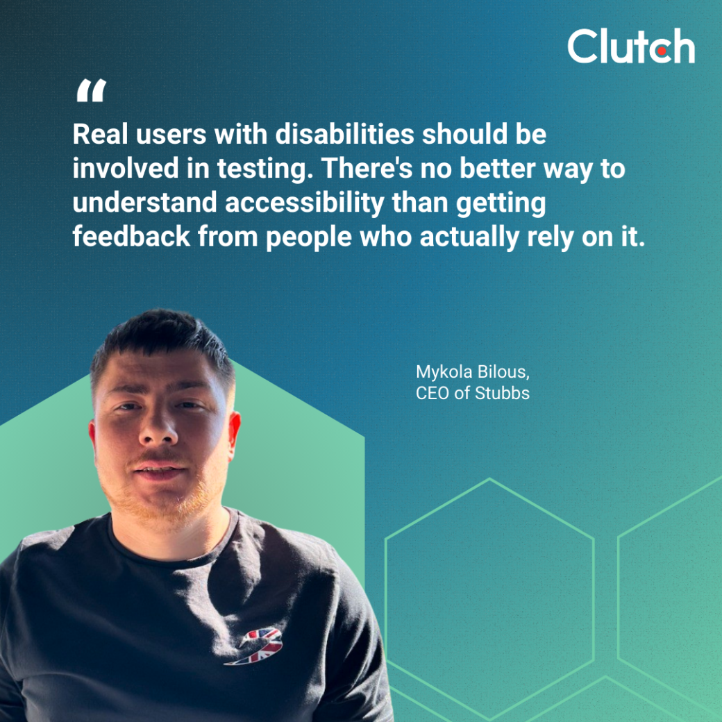 Mykola Bilous, CEO of Stubbs