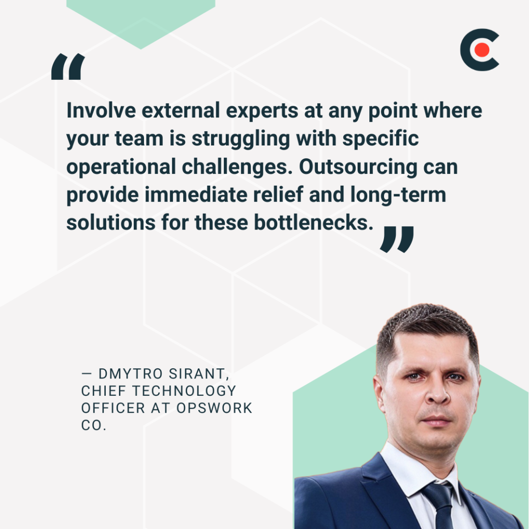 Dmytro Sirant talks about how outsourcing IT services can help your team and boost productivity