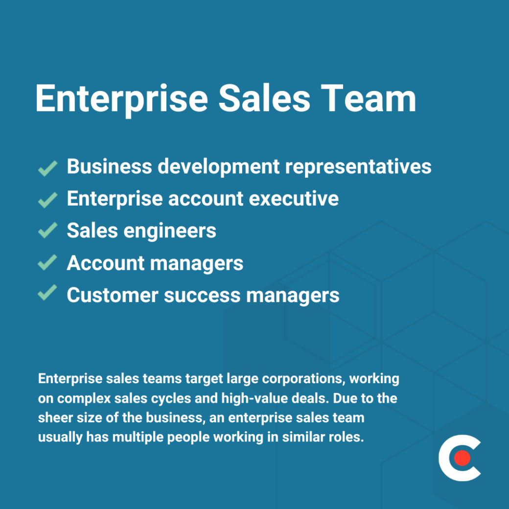Enterprise sales team