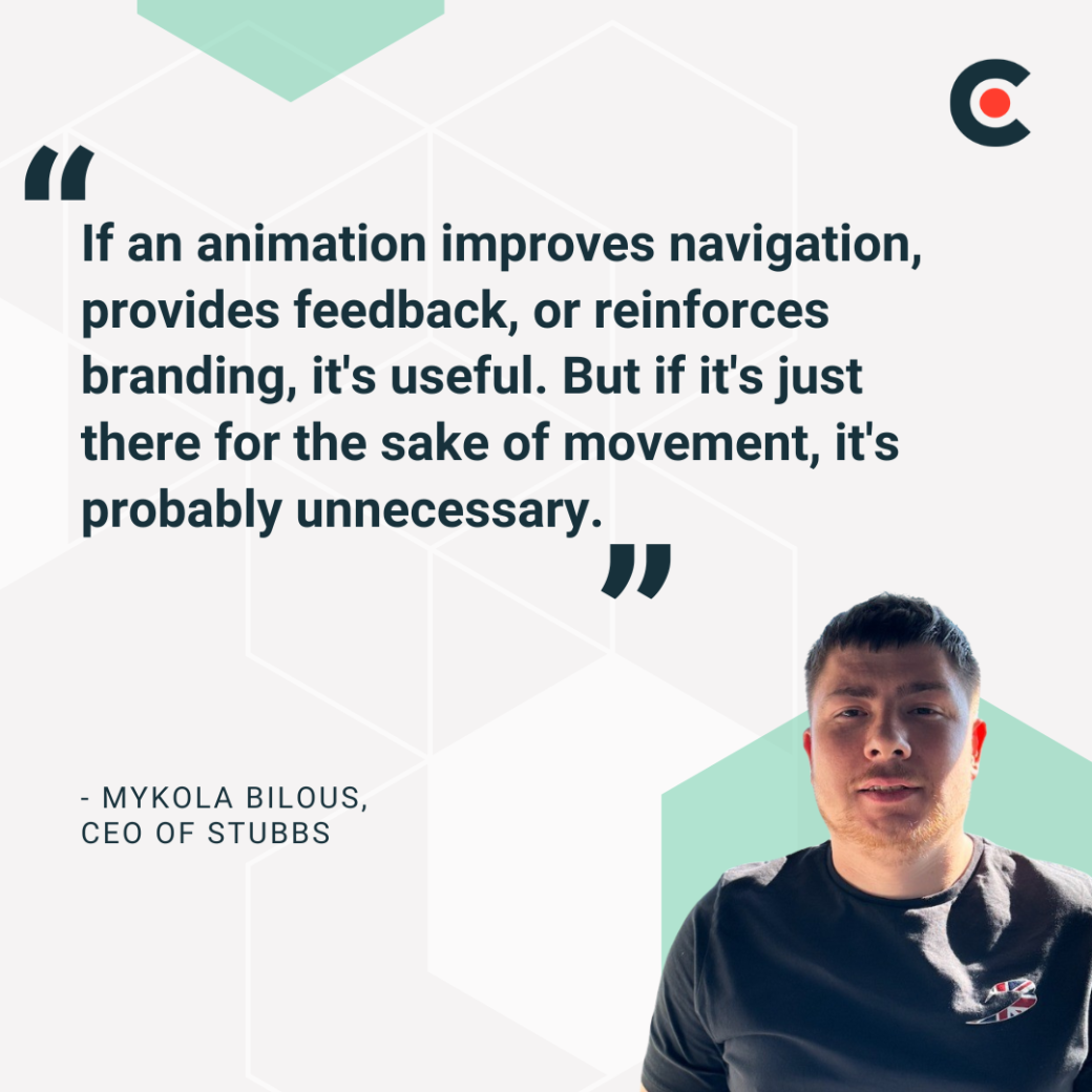 Mykola Bilous, CEO of Stubbs