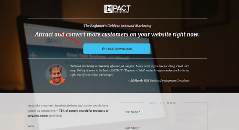 impact call to action number one
