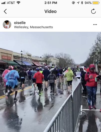 Oiselle Instagram video