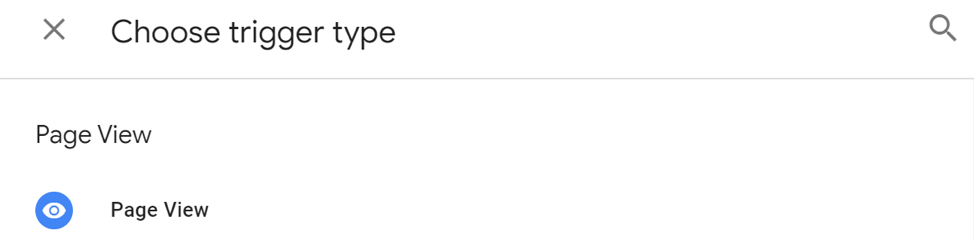 That is done by creating Page View triggers.