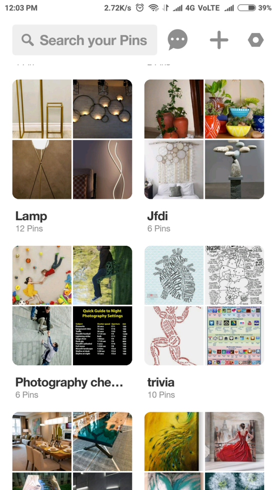 Pinterest Board Example