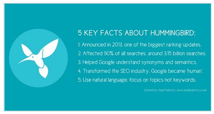 SEO Hummingbird update