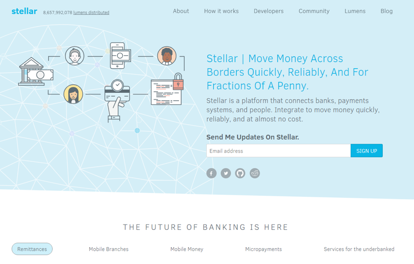 Stellar blockchain project
